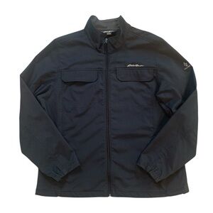 Eddie Bauer Travex Men’s XL Dark Gray Lightweight Travel Jacket